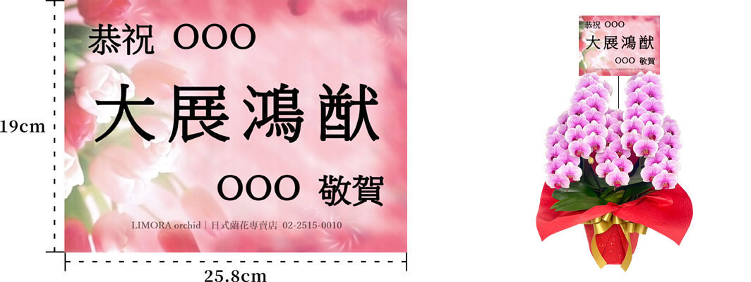 台北花店 蘭花 代客送花 花禮 台北中山區花店 台北松山區花店 台北信義區花店 台北大安區花店 內湖花店 天母花店 線上訂花 外送 開幕祝賀 台北送花 開幕誌慶 升遷祝慶 祝壽 Lupin 粉紅色蝴蝶蘭 蘭花賀卡