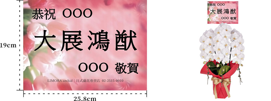 台北花店 蘭花 代客送花 花禮 台北中山區花店 台北松山區花店 台北信義區花店 台北大安區花店 內湖花店 天母花店 線上訂花 外送 開幕祝賀 台北送花 開幕誌慶 升遷祝慶 祝壽 Catherine 大朵粉紅色蝴蝶蘭 蘭花賀卡